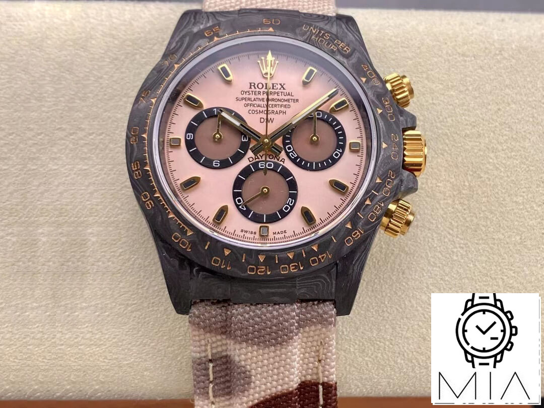 Rolex Daytona Cosmograph Diw Custom Version Noob Factory Fabric Strap