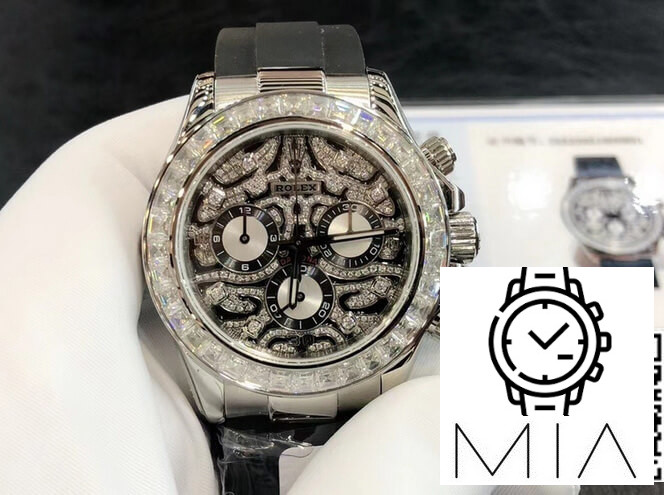 Rolex Cosmograph Daytona 116588 Noob Factory Black Diamond Dial