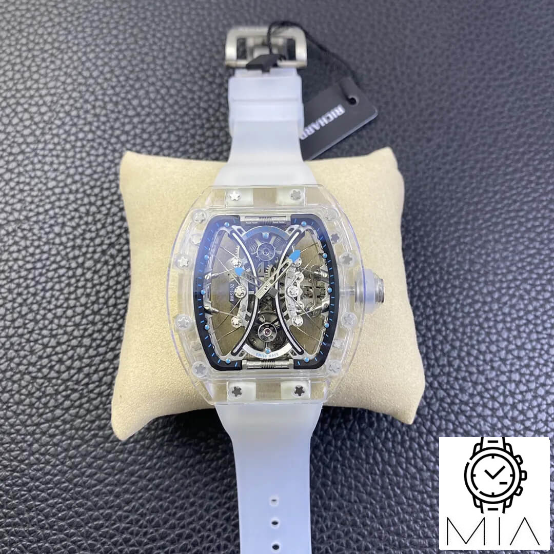 Richard Mille RM053-02 RM Factory Transparent Tourbillon Rubber Strap