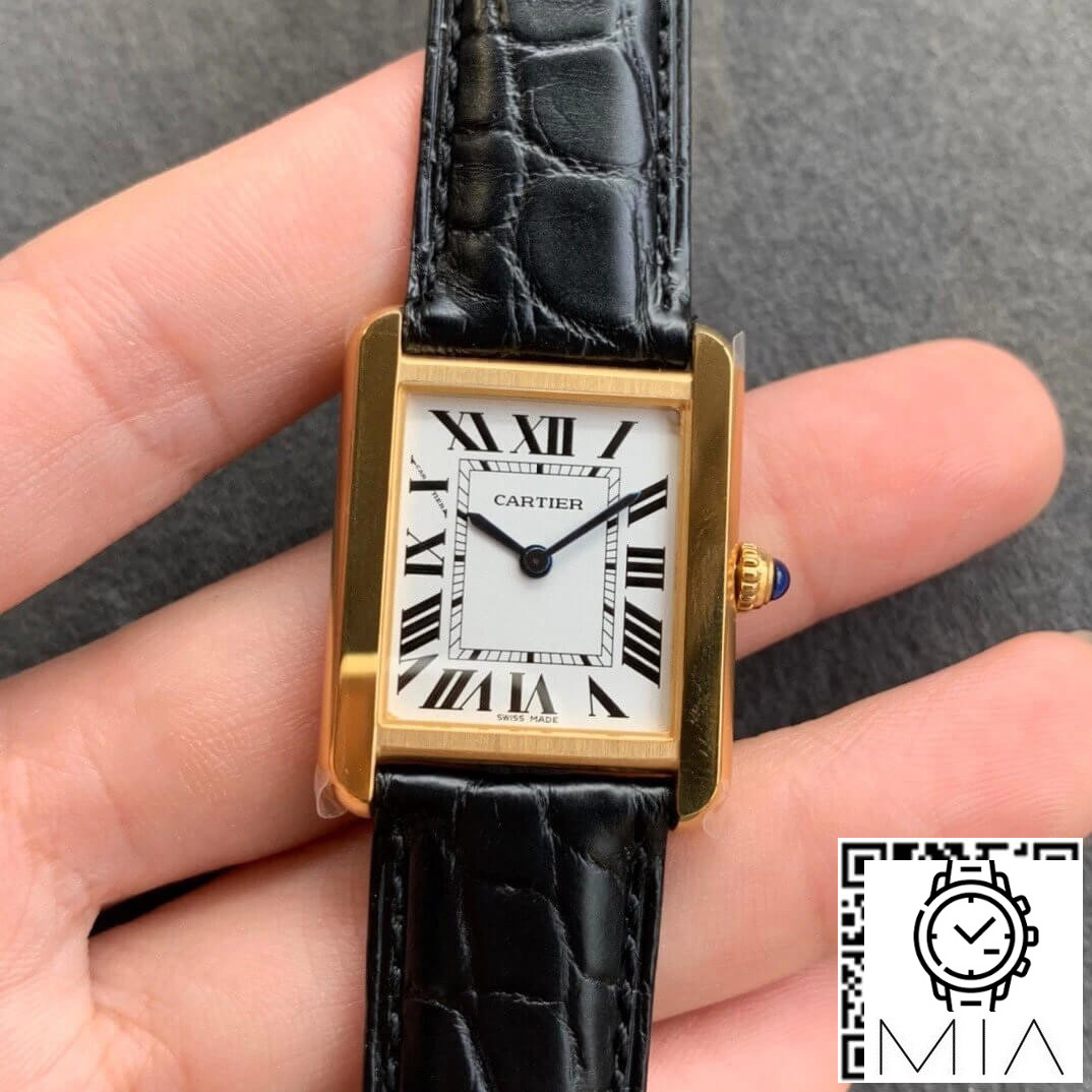 Cartier Tank W5200004 K11 Factory Leather Strap