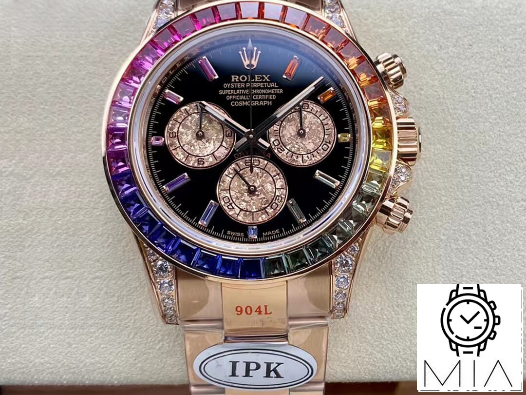 Rolex Daytona 116595 RBOW IPK Factory Rose Gold