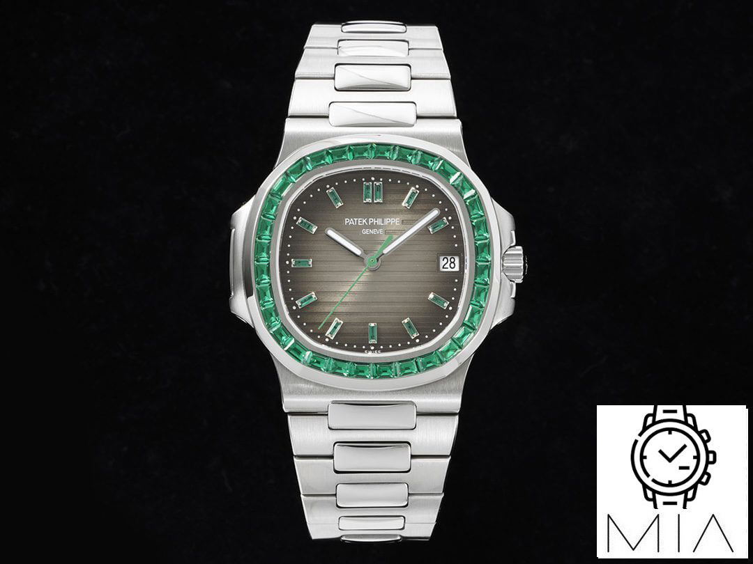 Patek Philippe Nautilus 5711 GR Factory Green Diamond Bezel