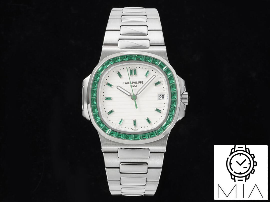 Patek Philippe Nautilus 5711 GR Factory Silver Stainless Steel Strap