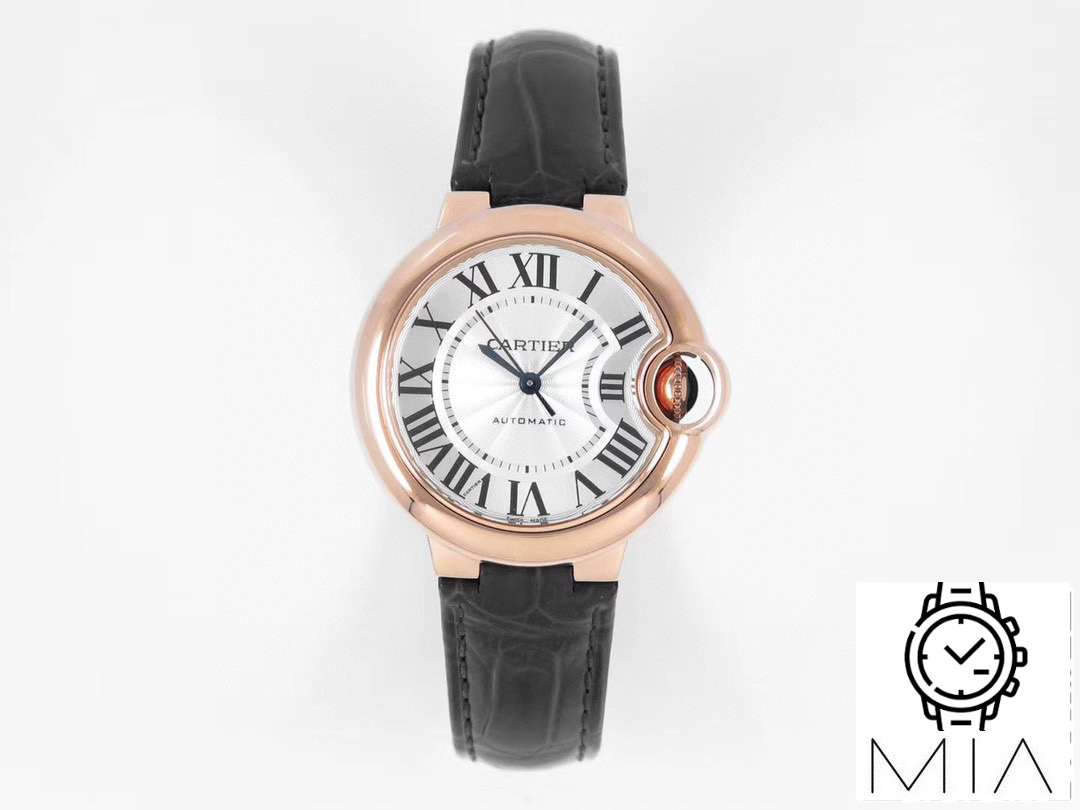 Ballon Bleu De Cartier 33MM W6920069 AF Factory Stainless Steel Rose Gold