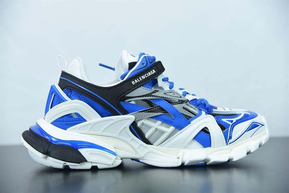 Balenciaga Track.2 Open Sneaker White/Royal