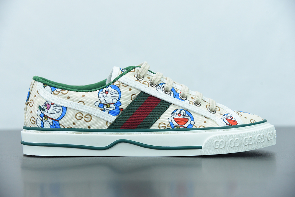 Gucci Tennis 1977 Print Sneaker Canvas
