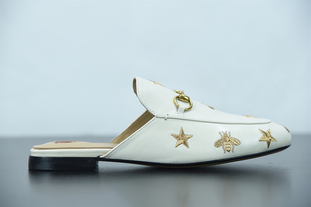 Gucci Mullers Slippers Horsebit Cowide Leather