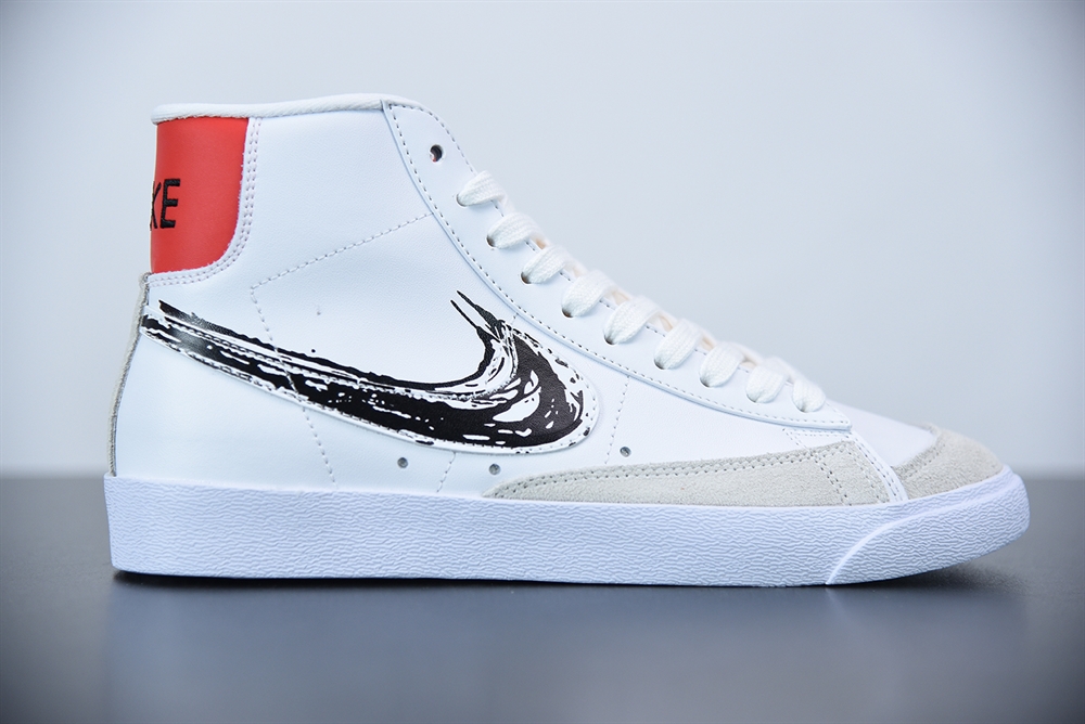 Nike Blazer Mid 77 Sketch White Red(With Video)
