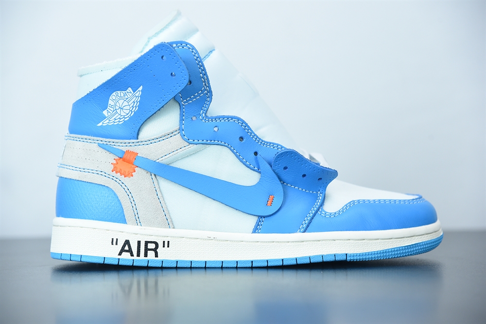 Jordan 1 Retro High Off-White University Blue(With Video)