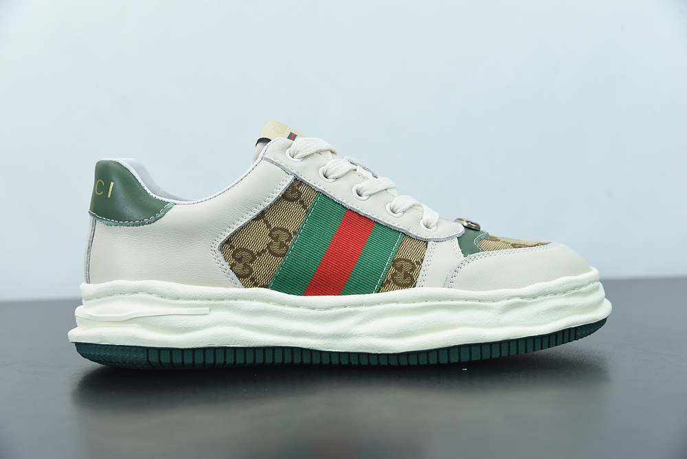 Gucci Distressed Screener Sneakers