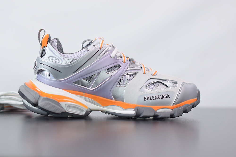 Balenciaga Track Sneaker White/Silver/Purple(With Video)