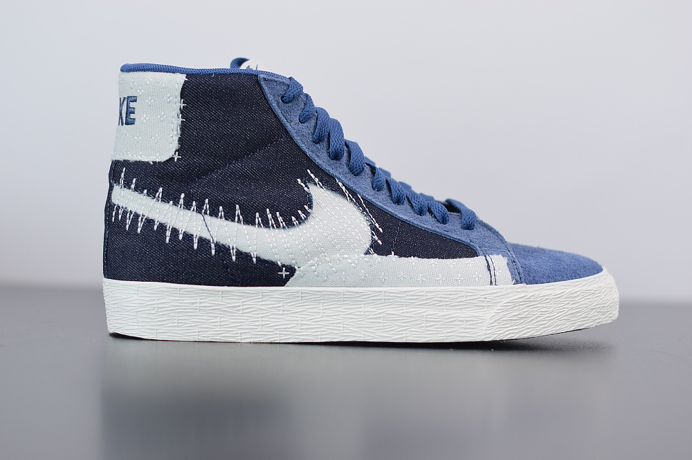 Nike SB Zoom Blazer Mid Sashiko Mystic Navy
