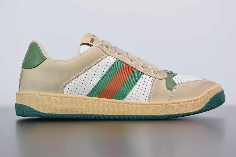 Gucci Distressed Screener Sneaker(With Video)