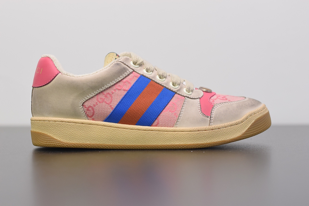 Gucci Distressed Screener leather Sneaker(With Video)