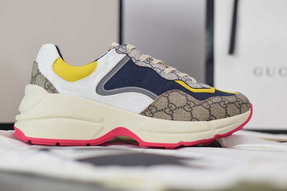 Gucci Rhyton Vintage Trainer Sneaker(With Video)
