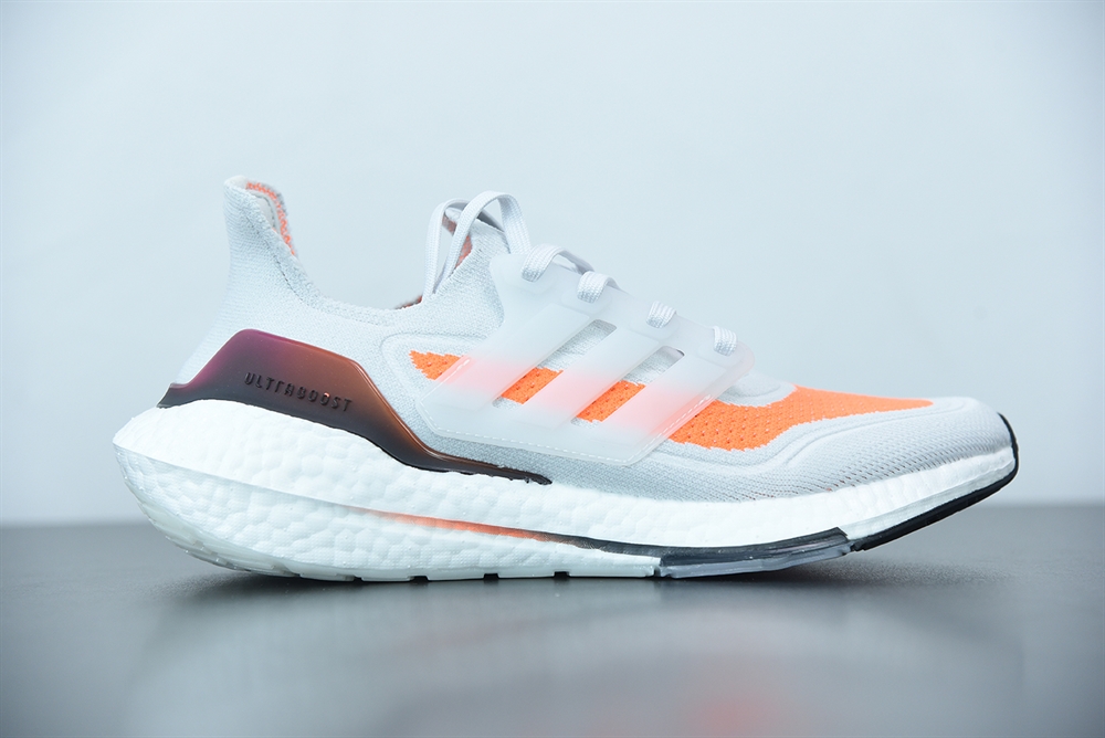 Adidas Ultra Boost 21 Dash Grey Screaming Orange