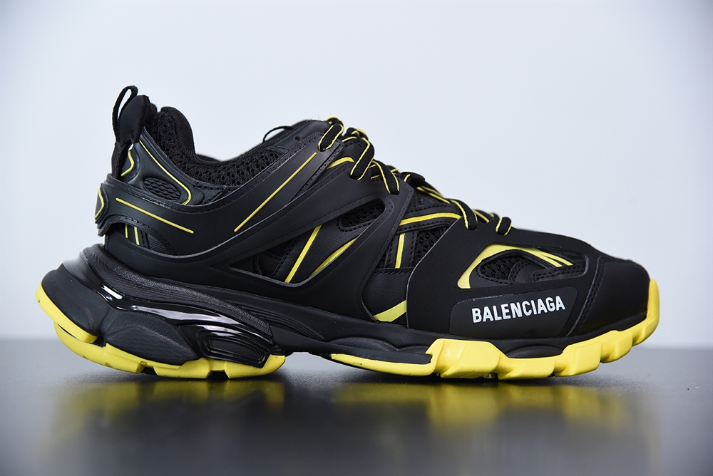 Balenciaga Track Sneaker Bicolor Black/Yellow(With Video)