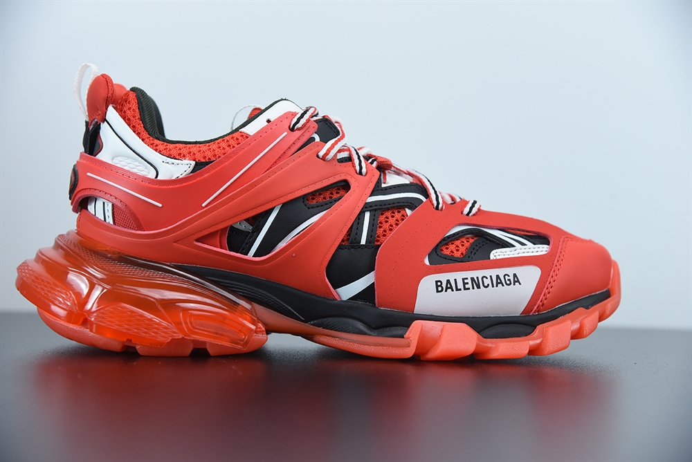 Balenciaga Track Sneaker Red/Transparent
