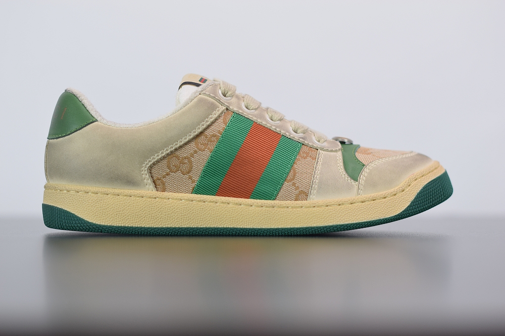Gucci Distressed Screener Sneaker(With Video)